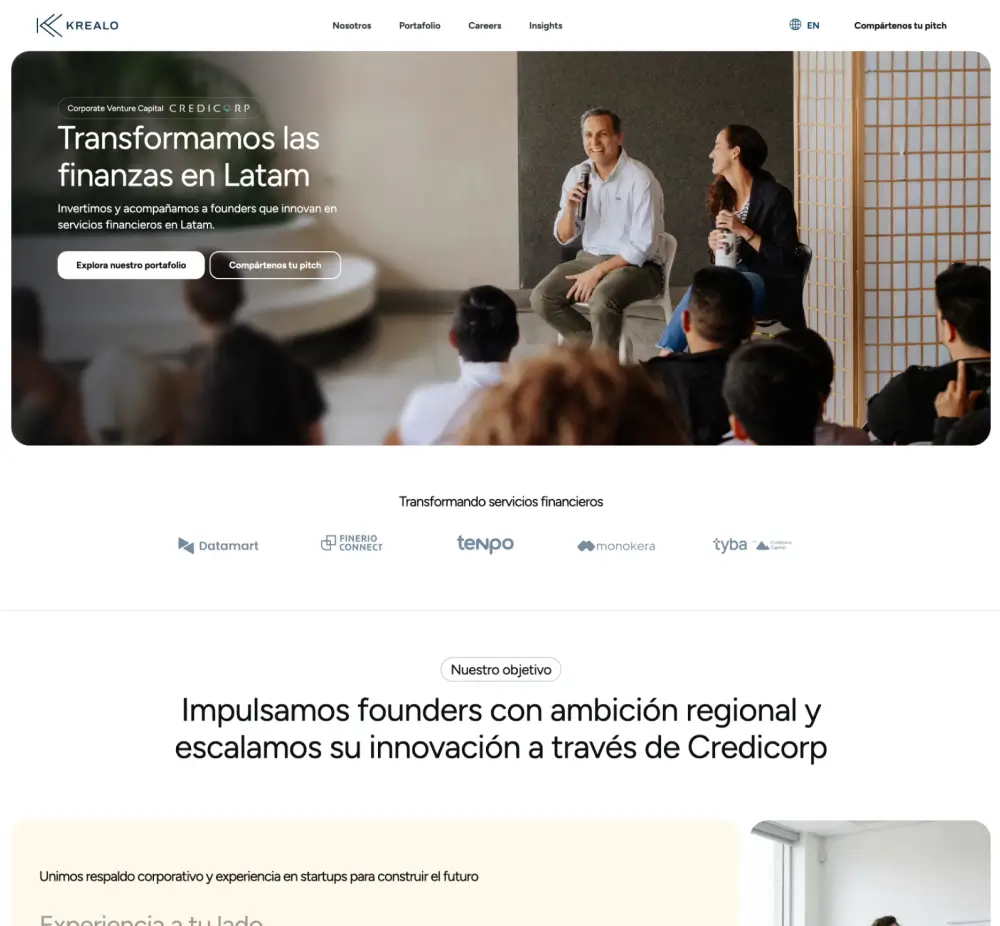 Plataforma web corporativa de alto rendimiento desarrollada en Webflow, orientada a la gestión autónoma de contenidos